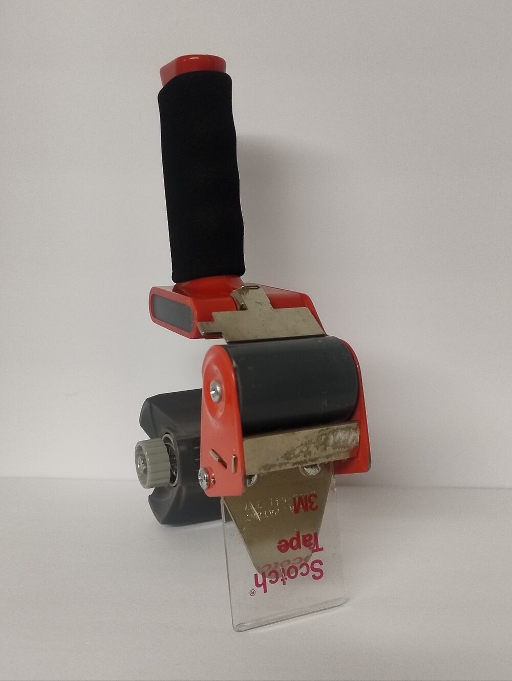Red Scotch 3M 2” Tape Dispenser Handheld Packing Tape Gun Comfort Grip 5-641-377
